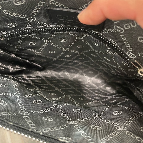 Tan and Black Logo Crossbody Bag - Picture 7 of 12